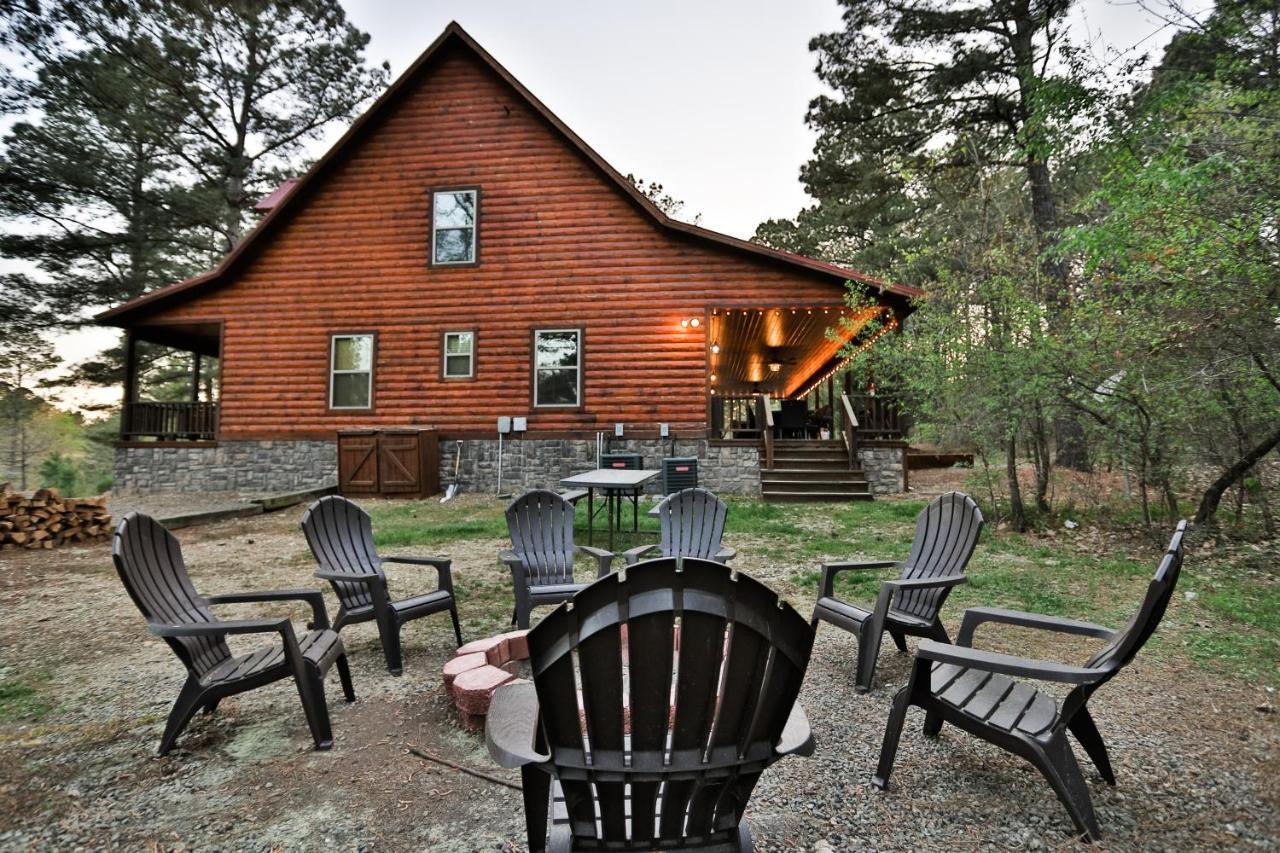 Texas Kind Of Way, Hot Tub, Fireplace, Covered Deck, Pool Table, Game Loft Villa Broken Bow Eksteriør bilde